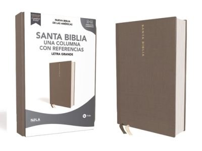 Cover for Vida Vida · Biblia NBLA, Una Columna con Referencias, Letra Grande, Tapa Dura / Tela, Gris, Edicion Letra Roja (Hardcover Book) (2021)