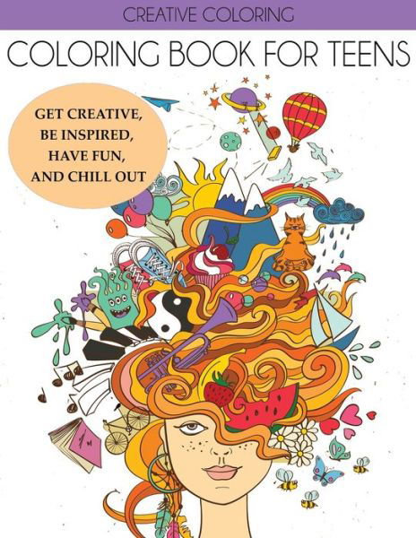 Cover for Creative Coloring · Coloring Book for Teens (Paperback Book) (2019)
