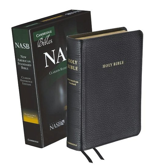 Cover for Cambridge Bibles · NASB Clarion Reference Bible, Black Calf Split Leather, NS484:X (Skinnbok) [Black] (2012)