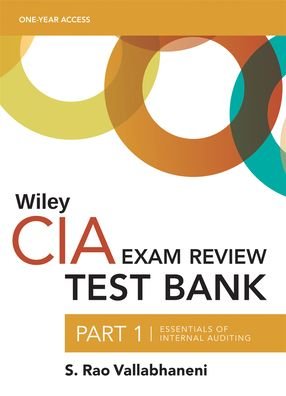 Cover for S. Rao Vallabhaneni · Wiley CIA Test Bank 2021: Part 1, Essentials of Internal Auditing (1-year access) (Paperback Bog) (2021)