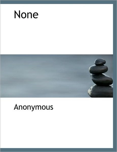 None - Anonymous - Boeken - BiblioLife - 9781140146162 - 6 april 2010