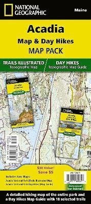 Acadia National Day Hikes and National Park [Map Pack Bundle] - National Geographic Trails Illustrated Map - National Geographic Maps - Bøger - National Geographic Maps - 9781566959162 - 1. maj 2024