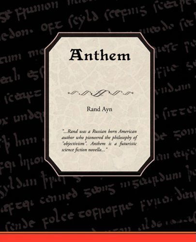 Cover for Ayn Rand · Anthem (Paperback Book) (2008)