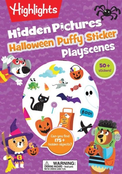 Cover for Halloween Puffy Sticker Playscenes - Puffy Sticker Playscene (Paperback Book) (2020)