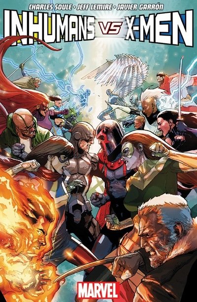 Cover for Jeff Lemire · Inhumans Vs. X-Men (Pocketbok) (2017)