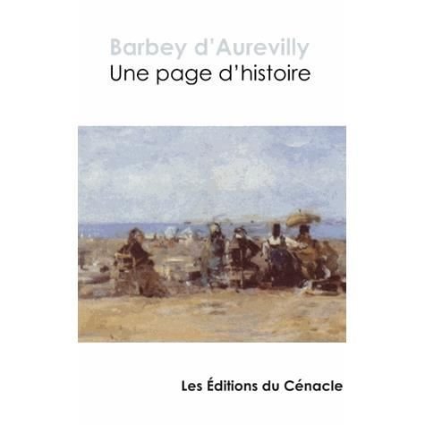 Une page d'amour - Juless Barbey D'Aurevilly - Livres - Les éditions du Cénacle - 9782367885162 - 15 novembre 2023