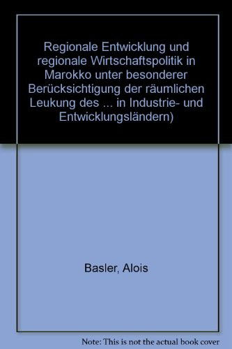 Cover for Basler · Regionale Entwicklung und region (Book) (1976)