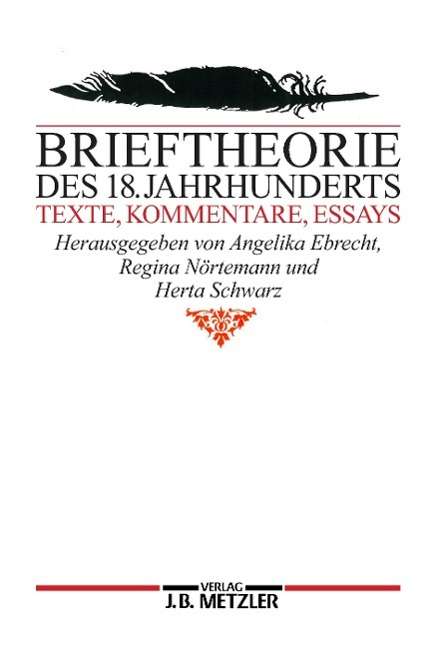 Cover for Brieftheorie des 18. Jahrhunderts: Texte, Kommentare, Essays (Hardcover Book) (1990)