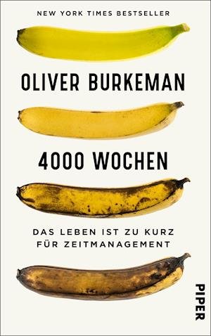 Cover for Oliver Burkeman · 4000 Wochen (Gebundenes Buch) (2022)