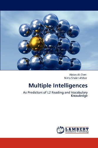 Cover for Nima Shokri Afshar · Multiple Intelligences: As Predictors of L2 Reading and Vocabulary Knowledge (Paperback Bog) (2012)