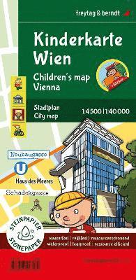 Cover for Freytag Berndt · Children'S Map Of Vienna (Book) (2024)