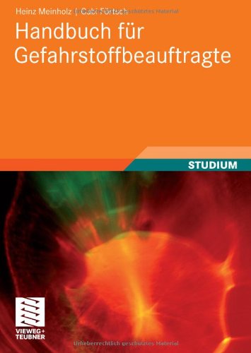 Cover for Heinz Meinholz · Handbuch Fur Gefahrstoffbeauftragte (Hardcover Book) [German, 2010 edition] (2010)