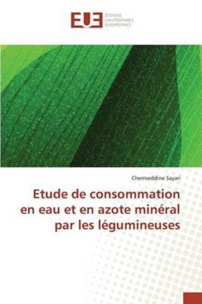 Cover for Sayari · Etude de consommation en eau et (Book) (2018)