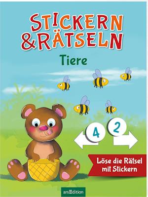 Cover for Sabine Sauter · Stickern &amp; RÃ¤tseln Â– Tiere (Buch)