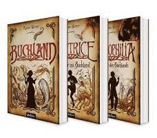 Buchland Band 1-3: Buchland / Beatrice. Rückkehr ins Buchland / Bibliophilia. Das Ende des Buchlands: Die komplette Trilogie (Paperback) - Markus Walther - Książki - Lindwurm Verlag - 9783910279162 - 31 stycznia 2024