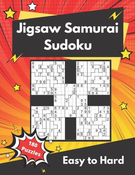 Cover for Somatomint · Jigsaw Samurai Sudoku Easy to Hard (Paperback Book) (2020)