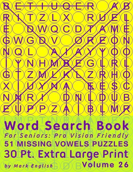 Cover for Mark English · Word Search Book For Seniors (Paperback Book) (2020)