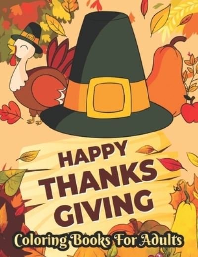 Cover for Afifa Publisher · Thanksgiving Coloring books for adults (Pocketbok) (2020)