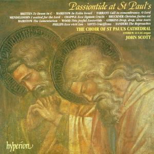 Cover for John Scott St Pauls Cathedra · Passiontide at St Pauls (CD) (1996)