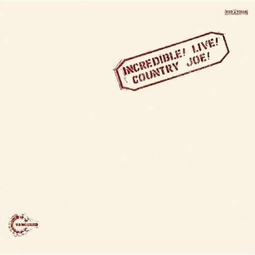 Cover for Country Joe Mcdonald · Incredible! Live (CD) (1999)
