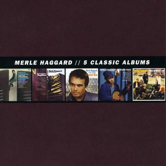 Cover for Merle Haggard · 5 Classic Albums (CD) [Box set] (2013)