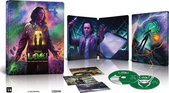 Cover for Loki : Season 1 · Loki (2021): Season 1 (Blu-ray) [Steelbook edition] (2023)