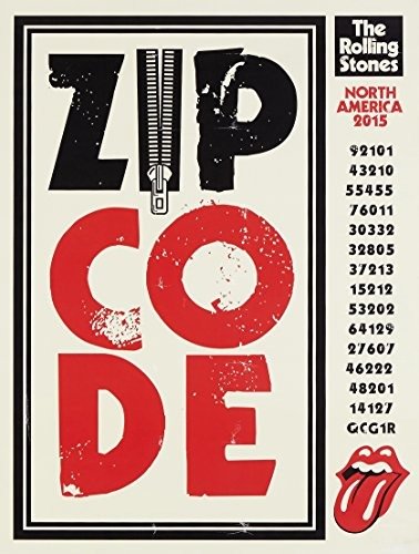 Cover for The Rolling Stones · Zip Code 2015 Litho Poster (MERCH) (2016)