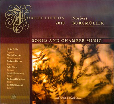 Cover for Burgmuller / Fulde · Songs &amp; Chamber Music (CD) (2013)