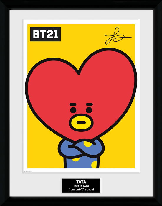 BT21 Tata Framed Print 30cm x 40cm - Bt21 - Produtos - BT21 - 5028486423163 - 11 de outubro de 2019