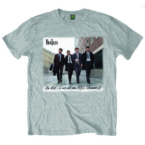 Cover for The Beatles · The Beatles Unisex T-Shirt: On Air (T-shirt) [size S] [Grey - Unisex edition]