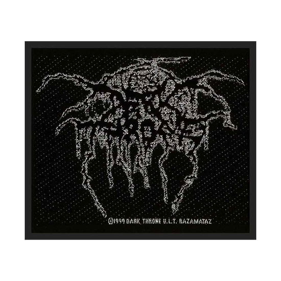 Darkthrone Woven Patch: Lurex Logo (Standard) - Darkthrone - Merchandise - PHD - 5055339710163 - August 19, 2019