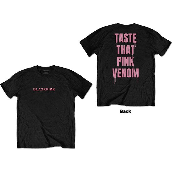 Cover for BlackPink · BlackPink Unisex T-Shirt: Taste That (Back Print) (T-shirt) [size S]