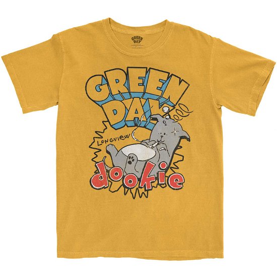 Green Day Unisex T-Shirt: Dookie Longview - Green Day - Merchandise -  - 5056561073163 - 