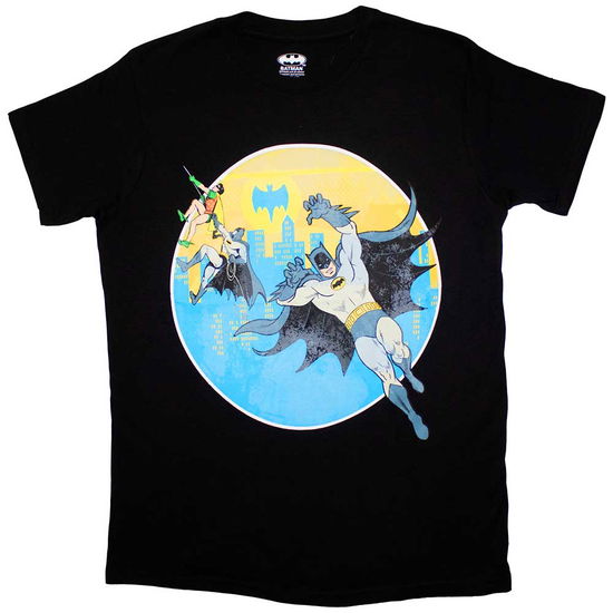 DC Comics Unisex T-Shirt: Batman Bat Leap - DC Comics - Mercancía -  - 5056737252163 - 