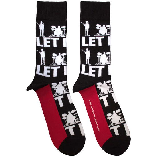 Cover for The Beatles · The Beatles Unisex Ankle Socks: Let It Be Silhouettes Repeat (CLOTHES) (2024)