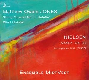 String Quartet No. 1 Wind Quintet Nielsen: Aladdin - Jones / Nielsen / Ensemble Midtvest - Música - First Hand Records - 5060216341163 - 8 de novembro de 2024