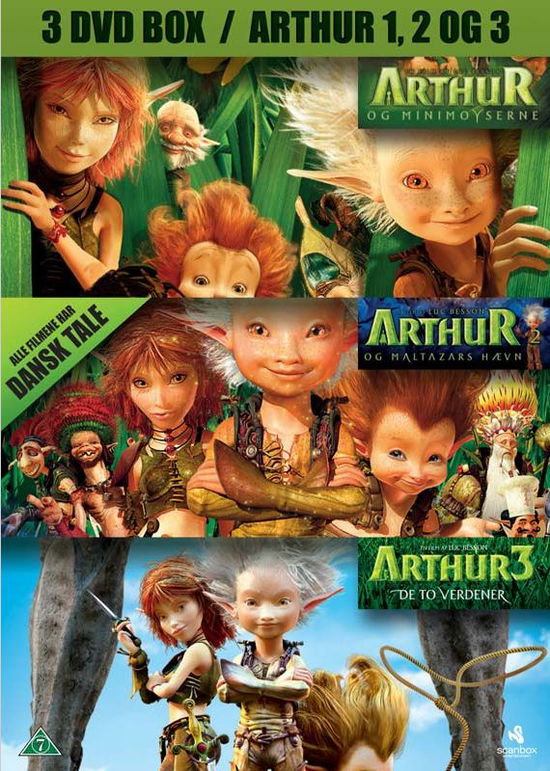 Arthur 1-3 - Bokssæt - Películas -  - 5706107127163 - 11 de octubre de 2011