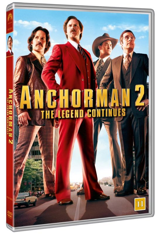 Cover for Anchorman 2 - The Legend Continues (DVD) (2014)
