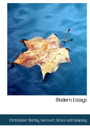 Cover for Christopher Morley · Modern Essays (Hardcover Book) (2010)