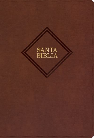 Cover for B&amp;H Español Editorial Staff · RVR 1960 Biblia Letra Grande Tamaño Manual, Café, Piel Fabricada Con índice (edición 2023) (Book) (2023)