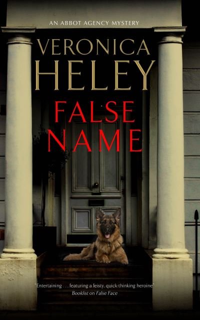 Cover for Veronica Heley · False Name - An Abbot Agency mystery (Innbunden bok) [Main edition] (2023)