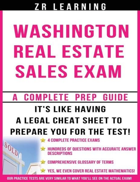Cover for Zr Learning Llc · Washington Real Estate Sales Exam Questions (Pocketbok) (2014)