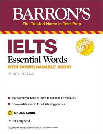 Cover for Lin Lougheed · IELTS Essential Words (with Online Audio) - Barron's Test Prep (Paperback Book) [Fourth edition] (2020)