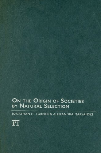 Cover for Jonathan H. Turner · On the Origin of Societies by Natural Selection (Innbunden bok) (2008)