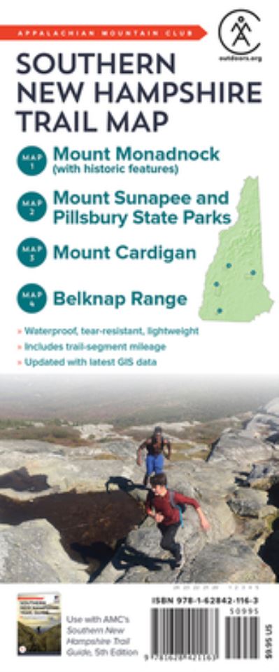 Cover for Appalachian Mountain Club · Southern New Hampshire Trail Map (Map) (2020)