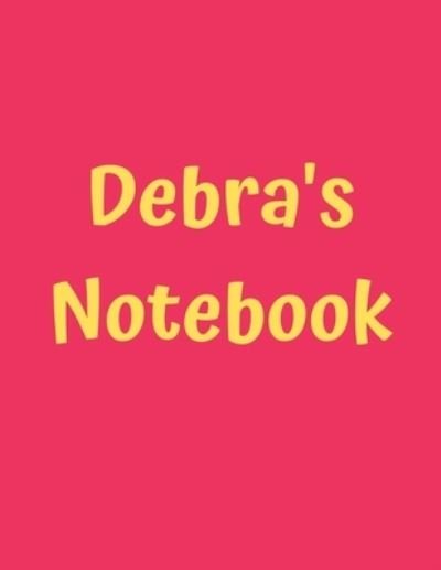 Cover for 99 Notes · Debra's Notebook (Pocketbok) (2019)
