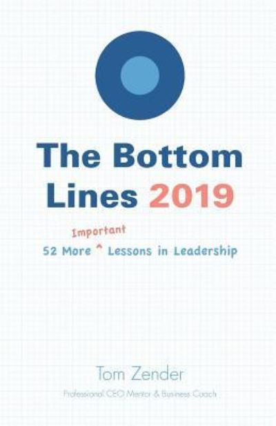 Cover for Tom Zender · The Bottom Lines 2019 (Paperback Book) (2019)