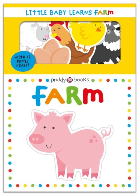Cover for Priddy Books · Little Baby Learns: Farm - Little Baby Learns (Board book) (2022)