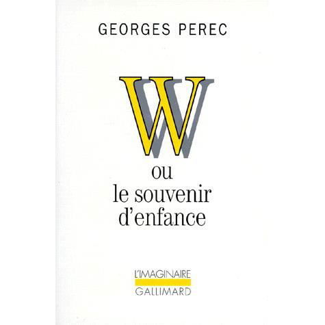 Cover for Georges Perec · W ou le souvenir d'enfance (Pocketbok) (2008)