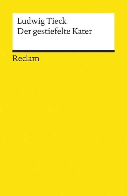 Cover for Ludwig Tieck · Reclam UB 08916 Tieck.Gestiefelte Kater (Book)